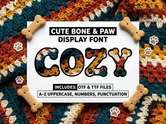 Cozy: A Stunning Decorative Font for Bold Creators