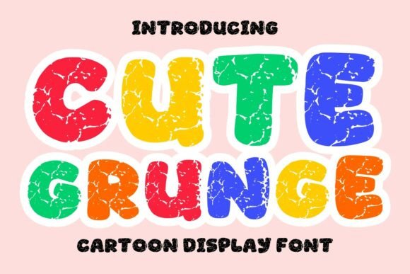 Cute Grunge: The Playful Font with a Distinct Edge
