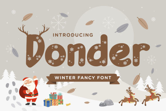 Donder: A Modern Display Font for Impactful Visual Design