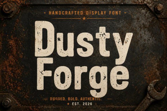 Dusty Forge: Reviving Western Typography for Modern Design