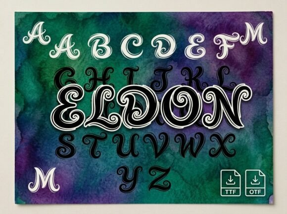Eldon: The Mystical Display Font for Ethereal Design