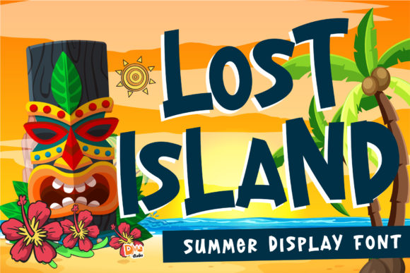 Lost Island: Chunky Display Font for Bold Design