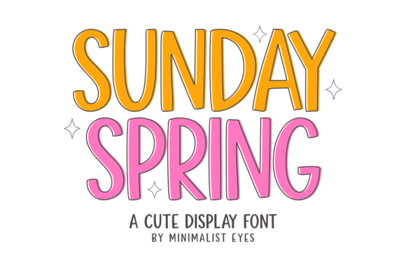 Sunday Spring: A Playful Display Font for Fresh Designs