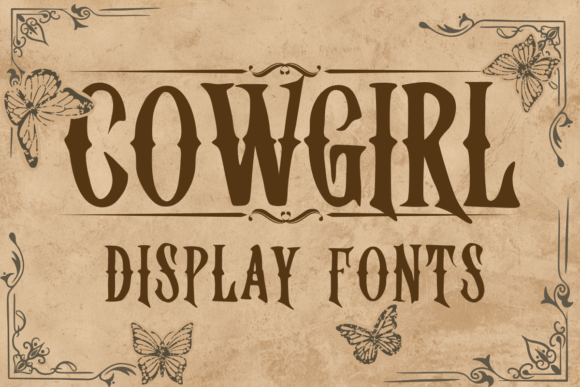The Cowgirl Font: A Bold Western Design Asset