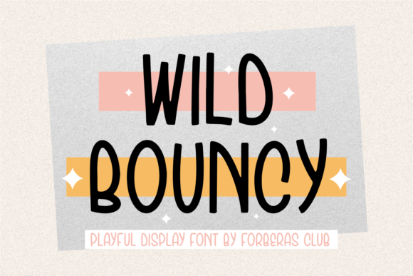 Wild Bouncy: A Playful Handwritten Font for Modern Design